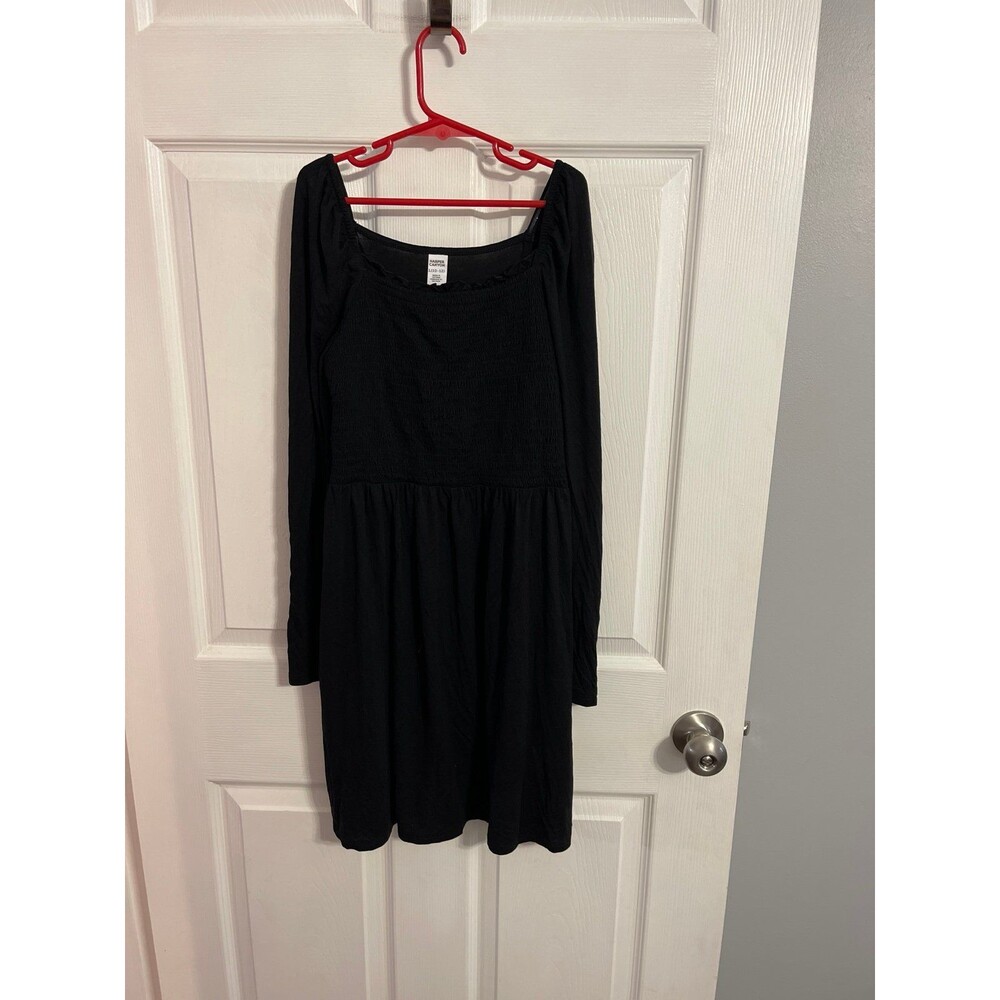 Harper Canyon Long Sleeve Black Dress Size L(10-12) New Without Tag